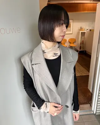 ショート masa/ボブ特化/ ぷつっとボブのヘアスタイル