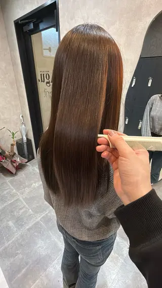 ロング 森本峻介 ボブ/透明感カラーのヘアスタイル