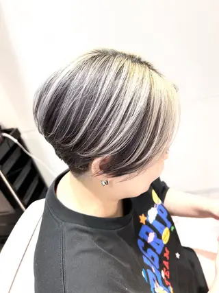 ショート EMANON 池袋西口所属・似合わせボブ🫧 丸みショート藤本のヘアスタイル