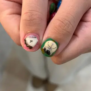 ネイル 栗田 ゆう子のネイルデザイン