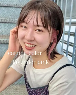 ショート カラー インナーカラー/レイ ヤーカット♡/マキシのヘアスタイル