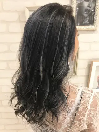 ロング カラー ヘアアレンジ Gain池下 レディースのヘアスタイル