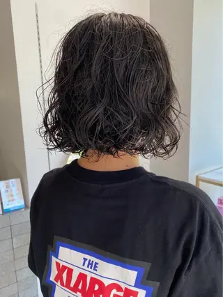 ミディアム パーマ INCE HAIR 梅田　阪口のヘアスタイル