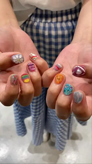ネイル 平野葵🎀 hair/nailのネイルデザイン