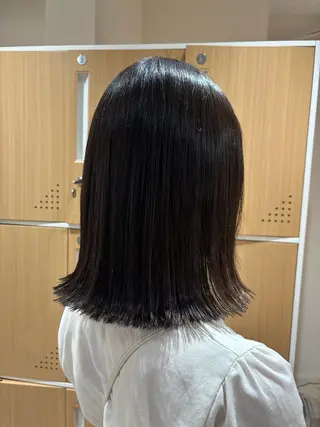 セミロング カラー Atre.所属・🤍美髪縮毛/髪質 改善/池上夏凜🤍のヘアスタイル