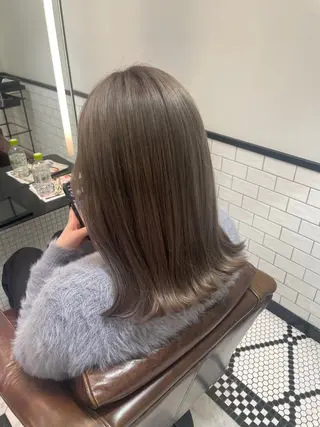 ミディアム カラー MINX 野村実莉 カット/パーマのヘアスタイル