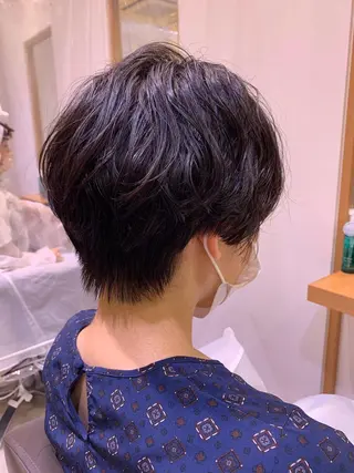 ショート パーマ 韓国風ヘア🐰 長谷川のヘアスタイル