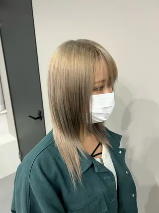 セミロング 町田/透け感/透明感 Shibuのヘアスタイル