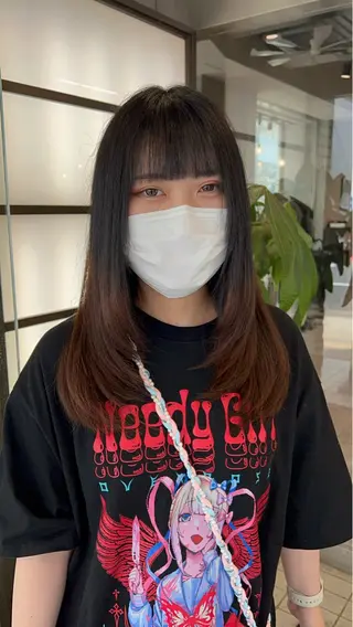 ロング 🌞レイヤー×カラー 前川那津美🌞のヘアスタイル