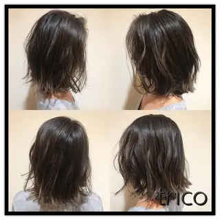 ミディアム カラー 似合わせ/ブリーチ カラー.岡田友仁のヘアスタイル