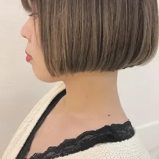 ショート カラー ハイライト✖️ 暗髪🤎Nahoのヘアスタイル