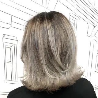 ミディアム カラー レイヤー⭐️カラー ⭐️平川雅史のヘアスタイル