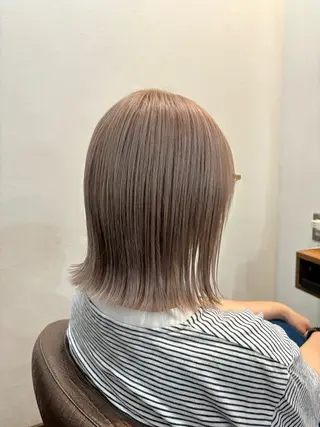 ミディアム カラー 小顔似合わせカット ┊︎*AYANO*のヘアスタイル