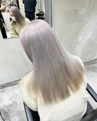 ロング カラー レイヤーカットとハイ トーン/HIROKIのヘアスタイル