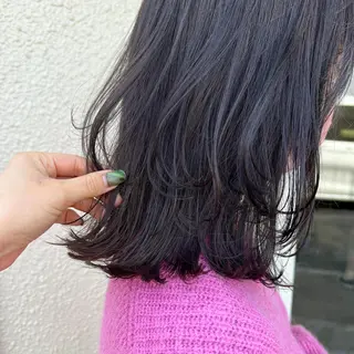 ミディアム カラー miri.. 久留米のヘアスタイル