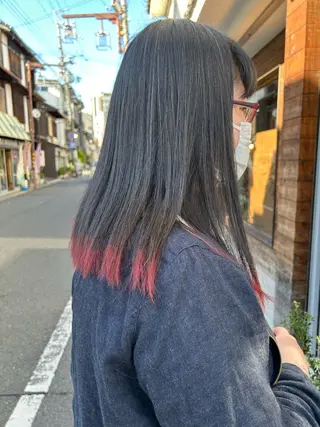 ロング 松田 沙織のヘアスタイル