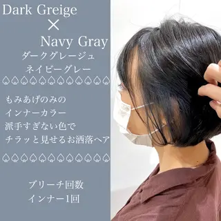 ショート カラー 横山 直輝のヘアスタイル