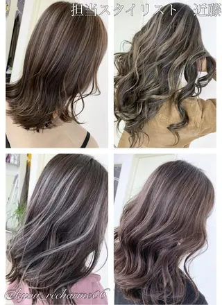 ミディアム 🥇近藤 恭輔🥇 Recharme新保のヘアスタイル