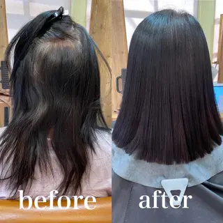 ミディアム 縮毛矯正/髪質改善 主税巧一のヘアスタイル