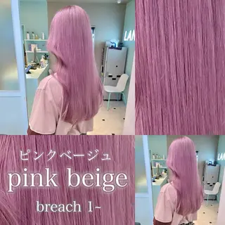 ロング カラー 🩷モテ髪＆透明感 🩷ミルクティー🩷のヘアスタイル