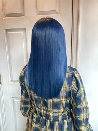 ロング カラー 千 田のヘアスタイル