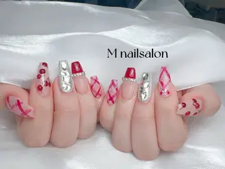 ネイル M🌷nail 長さだし専門店のネイルデザイン