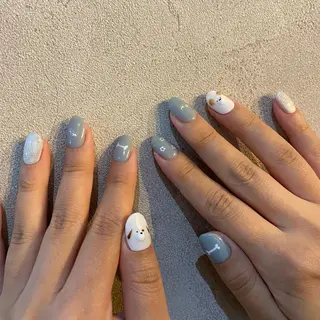 カラー ネイル scre as Etelのネイルデザイン