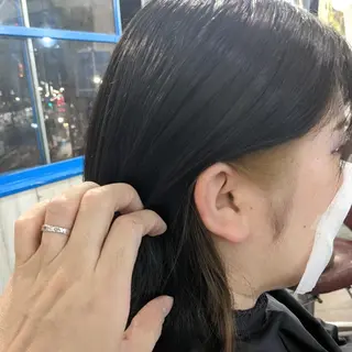 ミディアム メンズパーマ/顔周り レイヤーカット/えののヘアスタイル