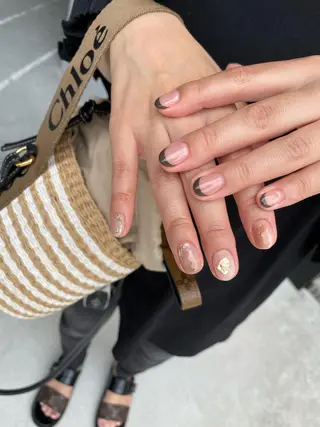 ロング カラー ヘアアレンジ キッズ ネイル マツエク・マツパ 福田 加奈のネイルデザイン