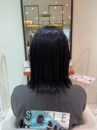 ミディアム カラー カネヒラ リョウスケのヘアスタイル
