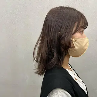 ショート カラー 🌱小顔魅せカット 透明感カラー/泉綺のヘアスタイル