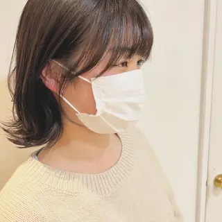 ミディアム ☁️RIKA☁️ @ri2_____bのヘアスタイル
