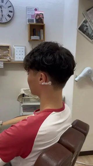 ショート メンズ MAHIRU🤍 艶髪・ストレート🫧のヘアスタイル