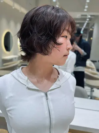 ショート 🩵縮毛矯正・ボブ 岩原朋也🩵のヘアスタイル