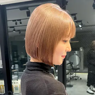 ショート カラー GO TODAY シェアサロン 原宿Verno店所属・髪質改善/ブリーチ/ ボブ特化/よしきのヘアスタイル
