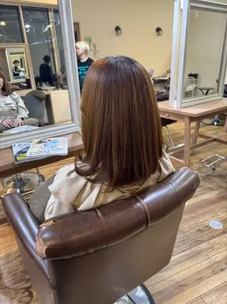 ミディアム prier×kew hair所属・柴田 秋樺のヘアスタイル