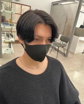 メンズ メンズカット/眉カッ ト/ブリーチ/シオリのヘアスタイル