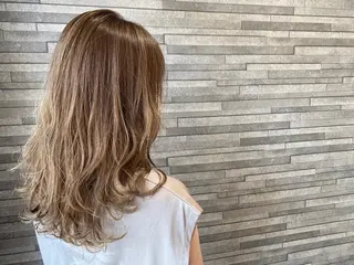 ロング カラー Gain池下 レディースのヘアスタイル
