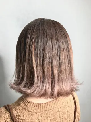 ミディアム カラー パーマ ヘアアレンジ メンズ キッズ ネイル マツエク・マツパ 新宿駅近♡友達とOK 🦋W -ワット -のヘアスタイル