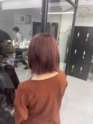 カラー route 【ルート】所属・髪質改善/堀江 ケアカラーtoshiのヘアスタイル