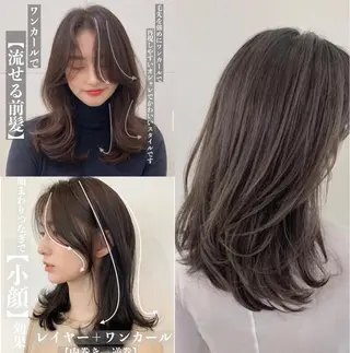 ミディアム カラー 鈴木 一貴のヘアスタイル
