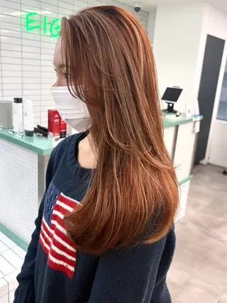 ロング Miyu🌊/海外 風ハイライトのヘアスタイル