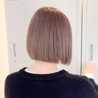 ミディアム カラー ボブ/韓国ボブ/ブリ ーチ/鈴木康平のヘアスタイル