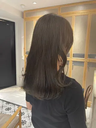 セミロング カラー ラベンダー/レイヤー スタイル🤎mamiのヘアスタイル