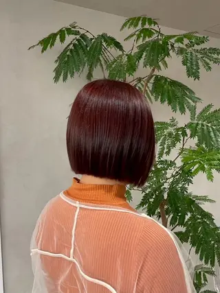 ショート カラー qumu 横浜所属・髪質改善/ショート/ 似合わせボブ🌿神永のヘアスタイル