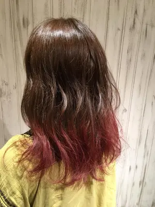 セミロング カラー 永井大樹✨ 透明感カラー✨のヘアスタイル