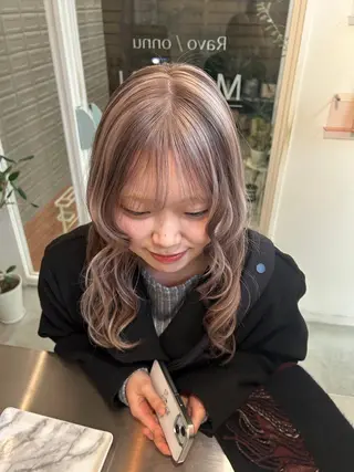 カラー Ravo所属・キラ/ハイトーン/ 福岡美容室のヘアスタイル