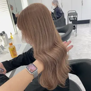 ロング カラー 赤み消し透明感🩶 銀座Ryota🩶のヘアスタイル