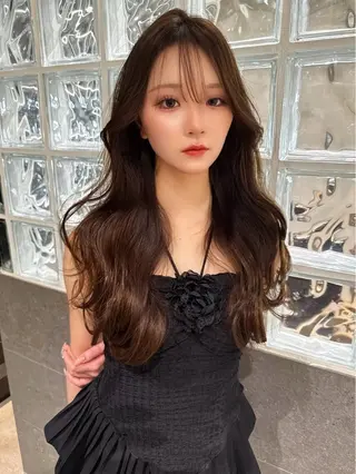 ロング MASHU韓国ヘア/ レイヤー/透明感カラのヘアスタイル