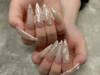 ネイル 【Zina京都駅前】 きぬがわ らむのネイルデザイン